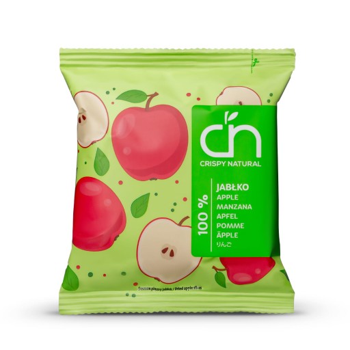 Zdravé lupienky Crispy Natural Jablko 100% 18 g