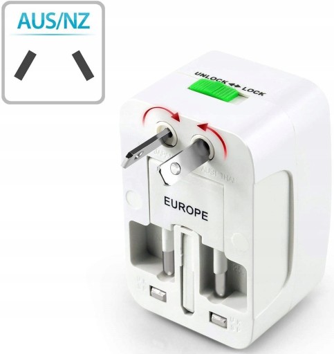 SIEŤOVÝ ADAPTÉR ZÁSUVOVÝ ADAPTÉR USA UK EÚ