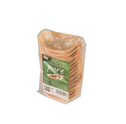 FINGERFOOD DREVENÉ lodné misky 8,5 cm 50 ks