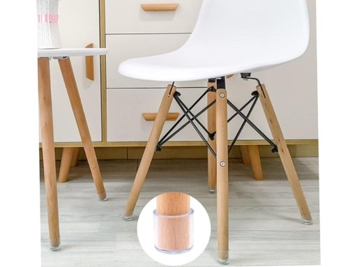 OCHRANNÉ NÁSTROJE NA NÔŽKY NÁBYTKU SILIKÓNOVÉ okrúhle 22 mm, 4 ks