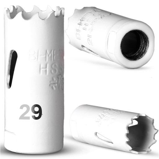 ČIPKA DIERKA NA DREVO, KOV, BIMETAL FI 29mm