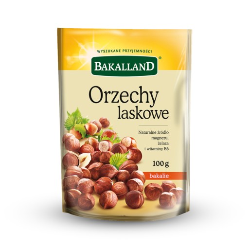 BAKALLAND Celé lúpané lieskové orechy 100 g