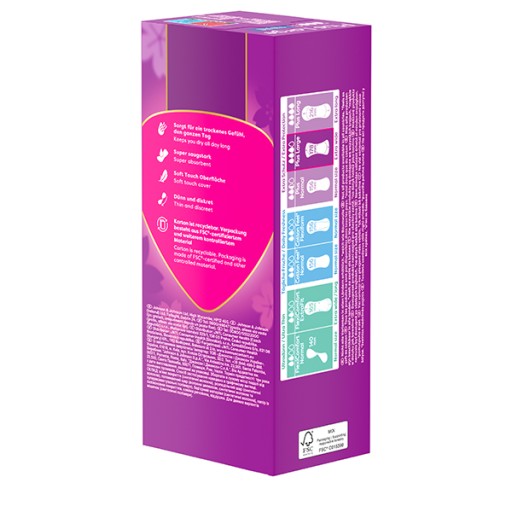 CAREFREE Plus Veľké hygienické vložky svieža vôňa 20 ks