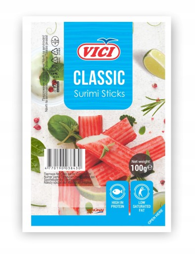 SURIMI TYČINKY CLASSIC 100g VICI