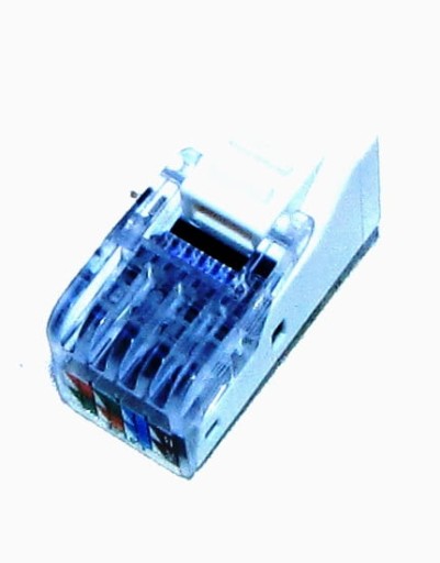 Samosvorný RJ45 keystone jack s krytom