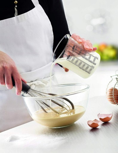 Odmerka s odmerkou a pohárom 0,25 L Pyrex