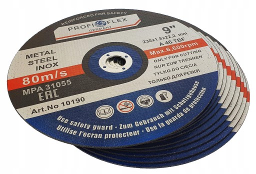PROFI KOVOVÝ DISK 230MMx1,8MM 22,23MM 6000 RPM ODOLNÝ SPOĽAHLIVÝ