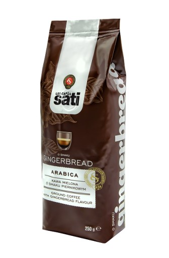Sati mletá káva s príchuťou perníka 250g vrecúško