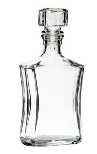 ATENA KARAFA 0,5L S KORKOM NA WHISKY, VÍNO, LIKÉR, ŠŤÁVA, VODA, DARČEK 500ml