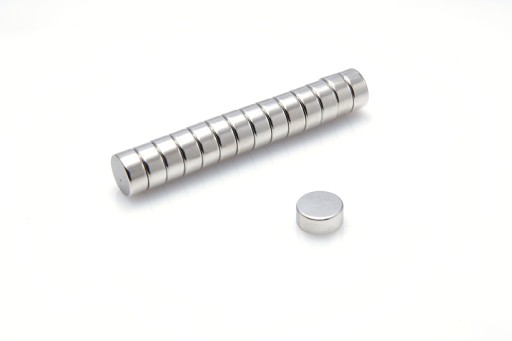 Cylindrický neodymový magnet MW 9x4 N38 10 kusov