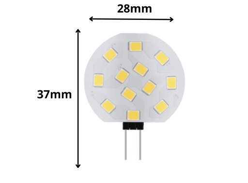 LED žiarovka G4 závit, pelety 3W = 25W 280lm 4000K Stud.