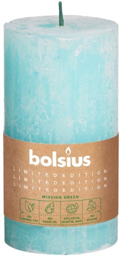Stĺpová sviečka RUSTIC vzor 13 cm BOLSIUS