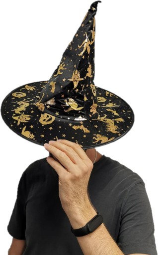ČARODECKÝ KLOBÚK čarodejník čarodejník Deň svätého Ondreja HALLOWEEN