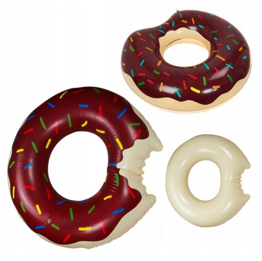 NAFUKOVACIE KOLESKO ČOKOLÁDOVÁ DONUTKA 59 cm #70