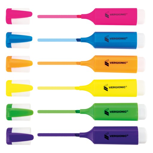 Kancelársky zvýrazňovač HIGHLIGHTERS sada farieb 6 ks
