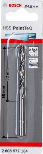 BOSCH HSS-POINTTEQ vŕtačka 4,8 mm 2608577164