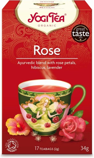 BIO Ružový čaj (17 x 2g) 34g - Yogi Tea
