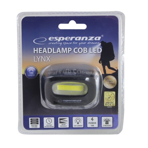 LED čelovka Esperanza Lynx