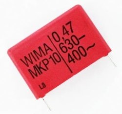 Polypropylénový kondenzátor MKP10 33nF 630V Wima