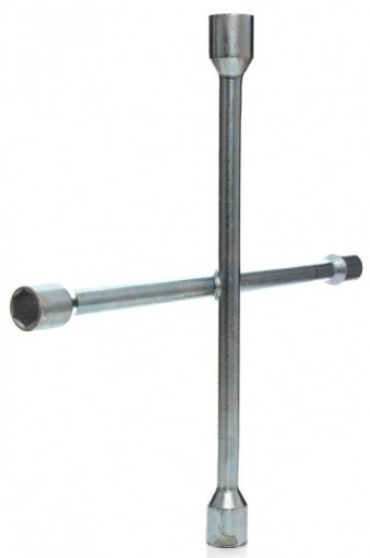KĽÚČ NA KOLESY 17X19X21X23MM CROSS KD10532