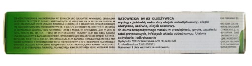RATOWNIK 63 OLERESIN ECHEMIA EUKALYPTUS ŠALVI