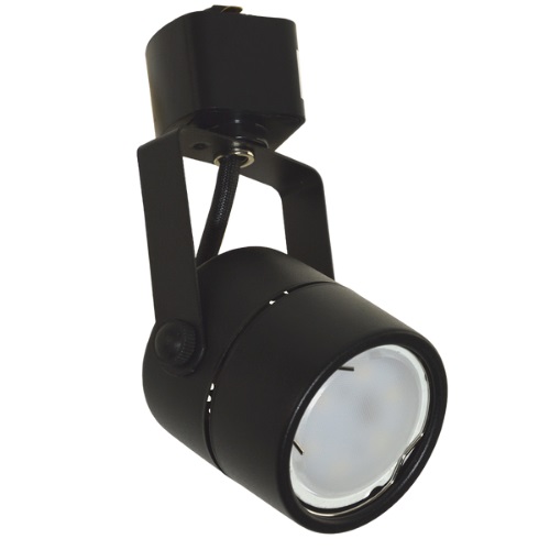 Čierny pásový reflektor GU10 IP20 60x80mm
