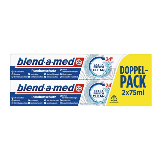 Blend-a-med Extra Fresh Clean 2 x 75 ml