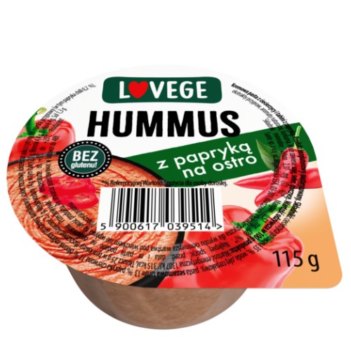 Lovege Hummus s paprikou 115g SANTE