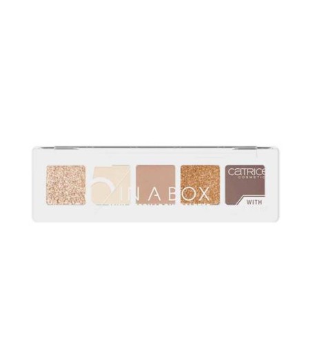 Catrice Mini paleta očných tieňov 5 v krabičke 010 Golden