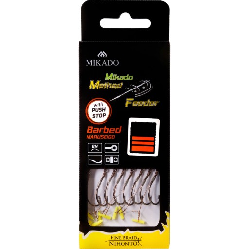 Náväzce s mikádo háčikmi Push Stop Method veľkosť 8