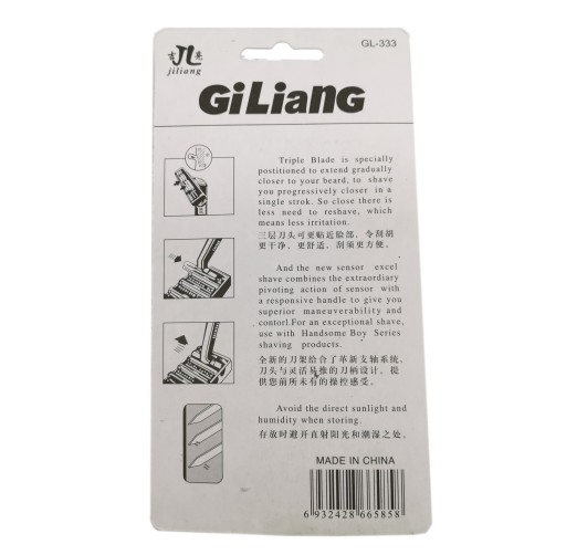Žiletka GiLiang GL-333 + 5 čepieľok