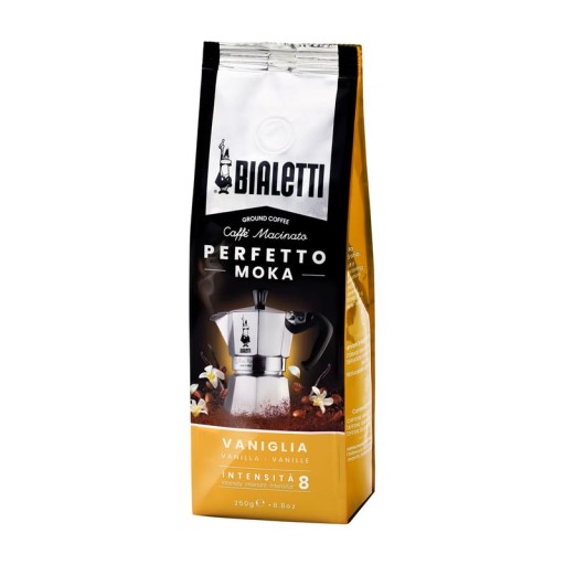BIALETTI Perfetto Moka VANILIA mletá káva 250g
