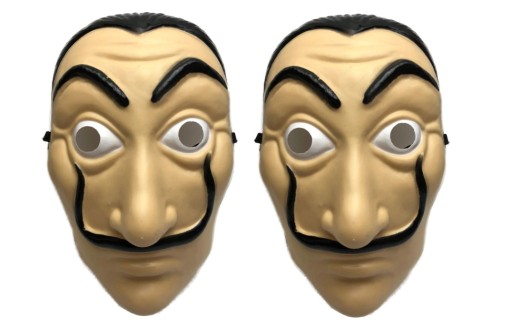 LA CASA DE PAPEL MASKA SALVADOR DALI BELLA CIAO PROFESOR HALLOWEEN