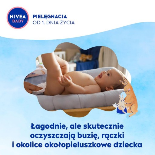 NIVEA Detské biologicky odbúrateľné obrúsky Toddies 57 ks
