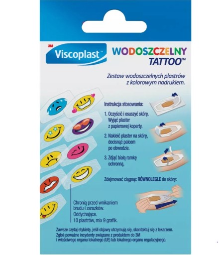 Viscoplast Vodotesné náplasti pre deti, 10 ks