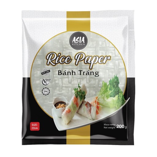 Ázijský kuchynský ryžový papier na jarné rolky Ryžový papier Banh Trang 200g