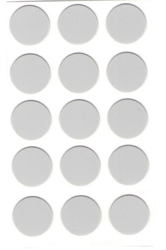 Čiapka samolepiaca šedá 20mm 15ks 94191