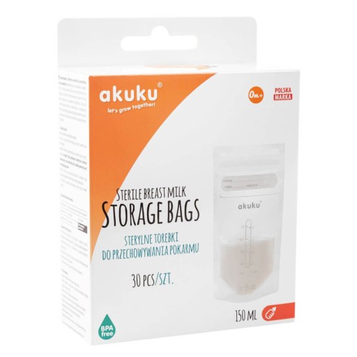 AKUKU STERILNÉ VRECKÁ NA MLIEKO