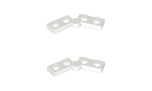 LEGO Doska závesu 1x4 Biela 2429c01 6416527 2ks