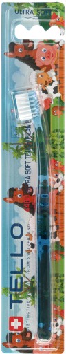 TELLO ULTRA SOFT KIDS 4480 ZUBNÁ KEFKA 6-12 rokov BLISTER 1 ks.