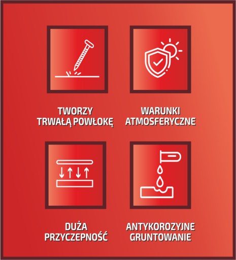 NAKOR Profesionálna rýchlosť antikorózny základný náter 0,2l Červený oxid