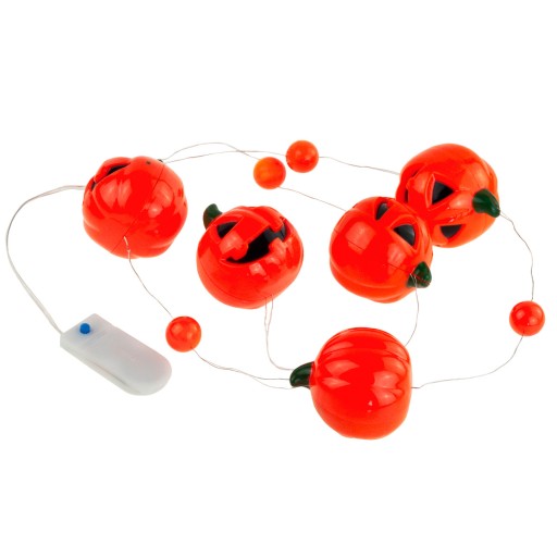 LED REŤAZ HALLOWEEN GARLAND SVIETIACA TEKVICA 5 KS