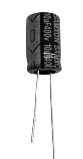 Kondenzátor 10uF 400V 10x16 Samxon 10ks.