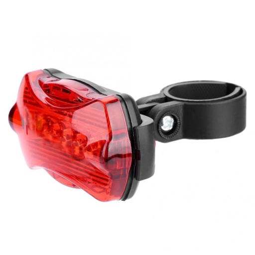 OSVETLENIE BICYKLA ZADNÁ BICYKELOVÁ LAMPA 5 LED