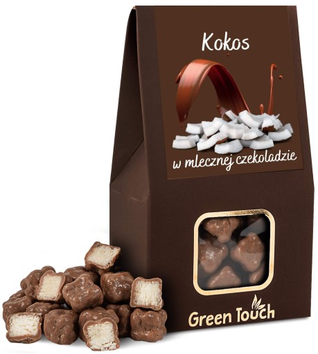 Kokosové kocky v mliečnej čokoláde 100g