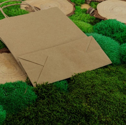 Taška papierová taška A5 18x8x22,5 hnedá 25 ks