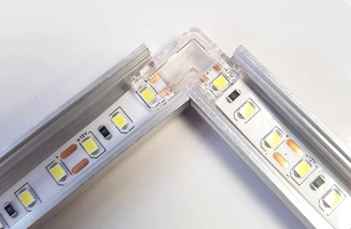 Konektor pre COB LED pásy IP20 8mm rohový konektor