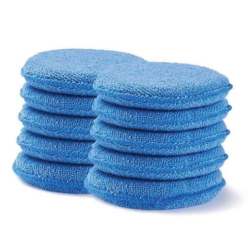 Hubkový aplikátor z mikrovlákna leštenie voskovanie Fl 12,5cm Pad 1 ks.