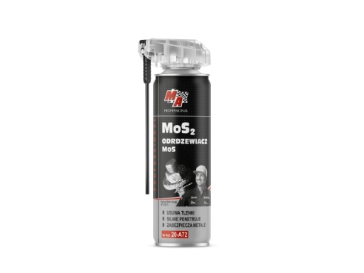 MA PROFESSIONAL - Mos2 odstraňovač hrdze 250ml aplikátor