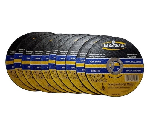 10 oceľových rezných kotúčov na kov 125x1,2 kotúčov 125mm